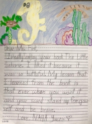 The Little Seahorse Fan Mail for Author Sheri Fink
