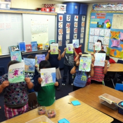 Classroom enjoying The Whimsical World of Sheri Fink books