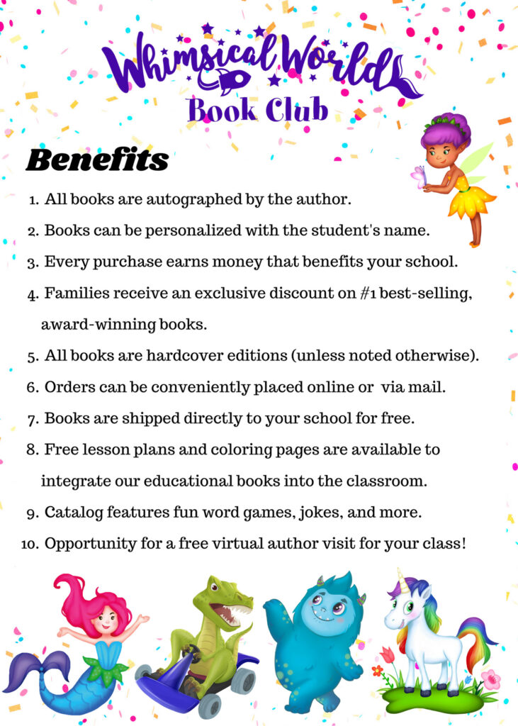 Whimsical World Book Club Benefits